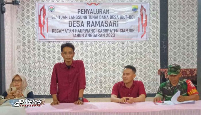 Warga Desa Ramasari Sebanyak 45 KPM Mendapat Bantuan Langsung Tunai Dana Desa