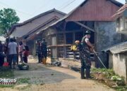 Cegah Banjir, Koramil 1905 Jatiluhur Bersama Warga Lakukan Karya Bhakti Di Desa Jatimekar