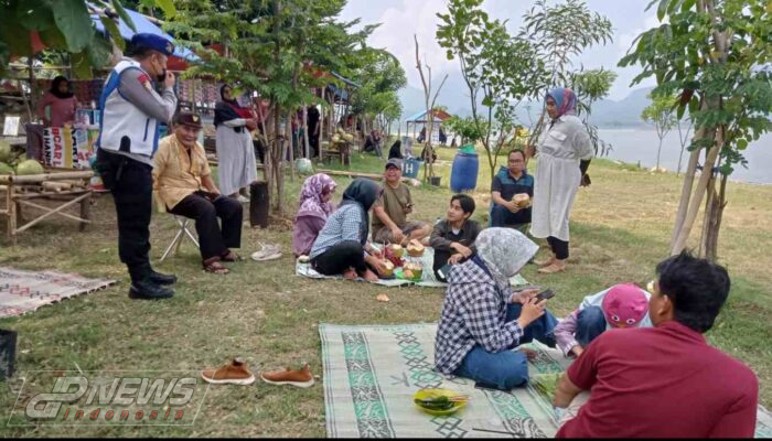 Pastikan Libur Nataru 2023 Aman, Satpolairud Polres Purwakarta Lakukan Patroli Di Objek Wisata