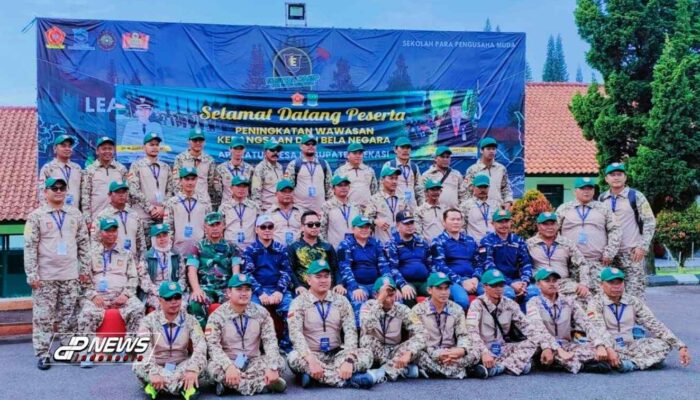Aparatur Desa Kabupaten Bekasi Ikuti Bimtek dan Bela Negara