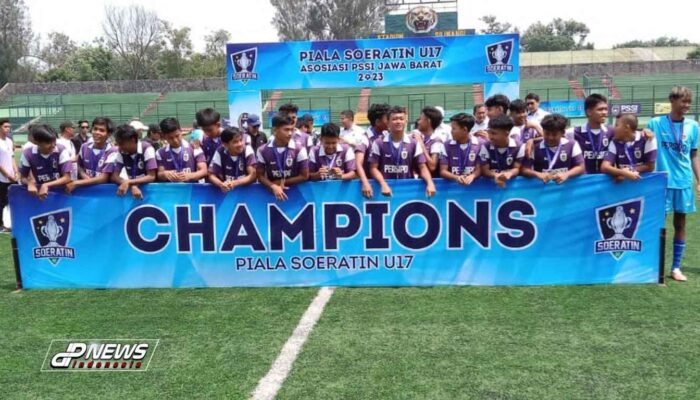 Persipo Berhasil Menjadi Juara Piala Soeratin U-17, Untuk mewakili tingkat Jabar di Tahun 2023.