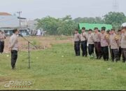 Polsek Cikarang Utara Persiapankan Pengamanan Deklarasi Ganjar Mahpud Di Lapangan Cikarang Kota