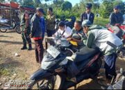 Koramil 1903 Darangdan bersama Muspika Kecamatan Darangdan Menggelar Operasi Knalpot Bising