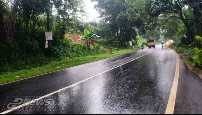 Waspada Berkendara Di Musim Penghujan Saat Melintasi Jalur Alternatif Jonggol