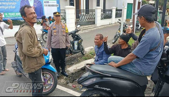 Kapolsek Maja Sambangi Ojek Kamtibmas di Desa Maja Selatan