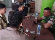 Sinergitas Dengan Pemerintah Desa, Koramil Maja, Bhabinkamtibmas Sambang Kantor Desa Kertabasuki