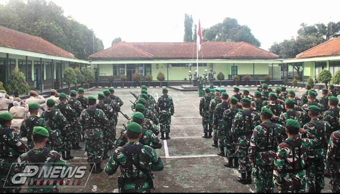 Implementasikan Semangat Perjuangan, Kodim 0617 Majalengka Gelar Upacara Bendera Hari Senin