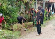 Karya Bakti Kodim 0619 Kegiatan Peduli Lingkungan di Desa Ciparungsari