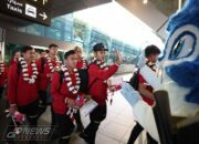 Tim Nasional Indonesia Di Sambut Meriah Di Qatar