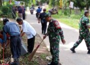 Sabtu Kasih, Koramil 1907 Bungursari Lakukan Karya Bakti Pembersihan Gereja Kristen Injil Nusantara