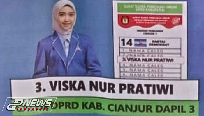 Caleg DPRD Kabupaten Cianjur Dapil 3 Partai Demokrat Viska Nur Pratiwi