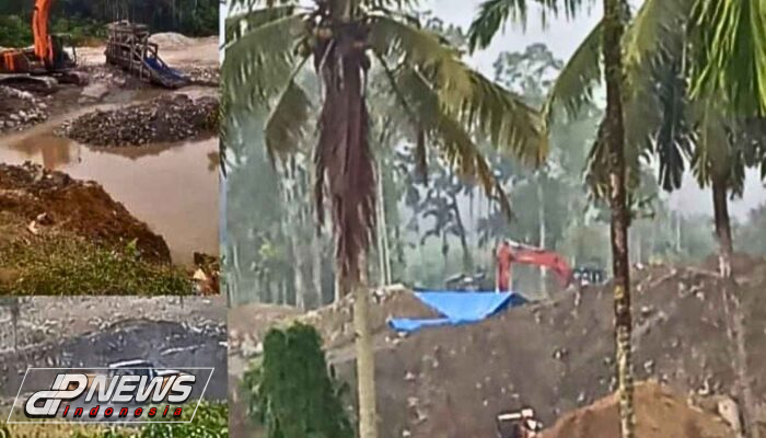 Pelaku Tambang Emas Ilegal Kotanopan Madina Gunakan Alat Berat Seakan Kebal Hukum