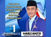 Haryanto SE Maju Sebagai Caleg DPRD Kabupaten Bekasi Dari Partai Demokrat Dapil VI