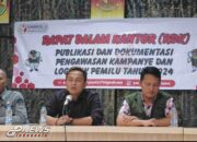 Ketua Panwascam Wanayasa Mengadakan Konferensi Pers Demi Tahapan Pengawasan Pemilu 2024 Yang Sudah dan Akan dilaksanakan