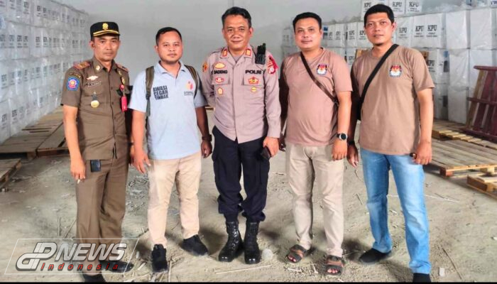 Panwaslu Kecamatan Mande Berserta Unsur Lainnya Kawal Pendistribusian Logistik Pemilu