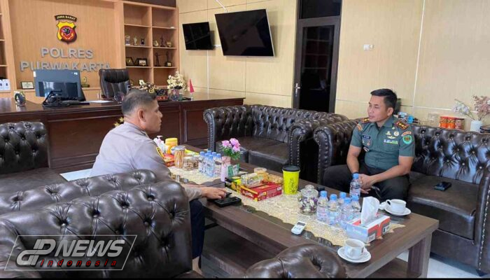 Dandim 0619 Dan Kapolres Purwakarta Terus Memperkokoh Persatuan Serta Kesatuan dalam Mewujudkan Pemilu Yang Damai