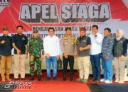 Kodim 0619 Purwakarta Menghadiri Apel Siaga Persiapan Pengawasan Masa Tenang Pemilu 2024