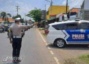 Satlantas Polres Purwakarta Lakukan Pengamanan Jalur Kunjungan Wakapolda Jabar