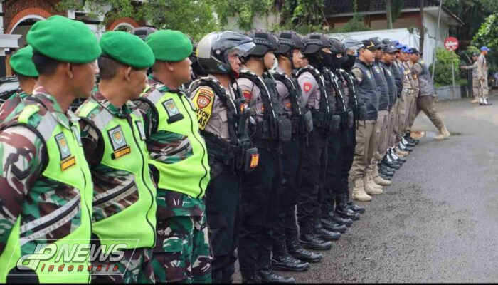 Kodim 0619 Purwakarta dan Forkompinda Gelar Patroli Gabungan di Masa Tenang