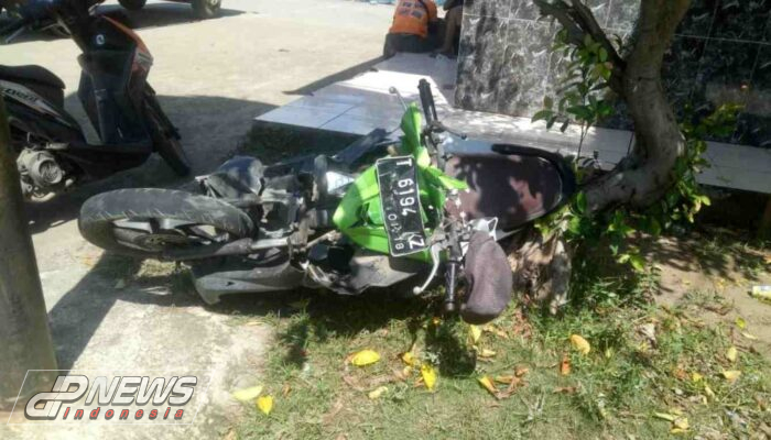 Diduga Alami Rem Blong, Kecelakaan di Ruas Jalan Desa Kertamulya
