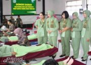 HUT ke 78 Persit Kartika Chandra Kirana Tahun 2024, Gelar Donor Darah