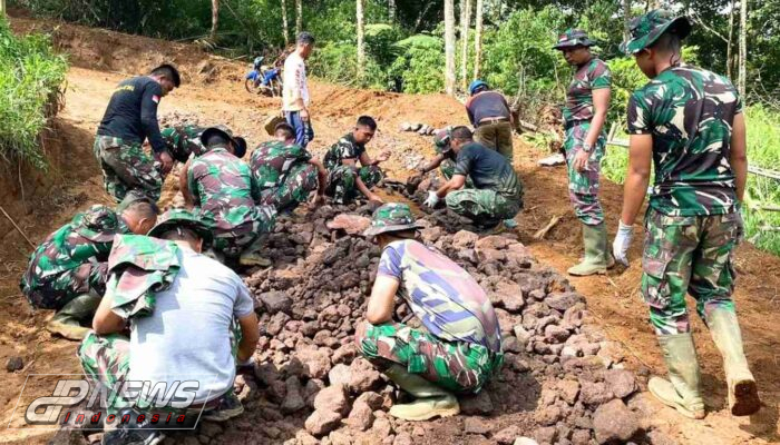 Satgas TMMD Kodim 0617 Majalengka, Kejar Target Pekerjaan Jalan