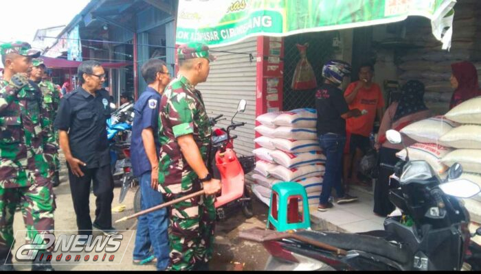 Dandim 0617 Majalengka Terjun Langsung Monitor Harga Bahan Sembako di Wilayah Kabupaten Majalengka