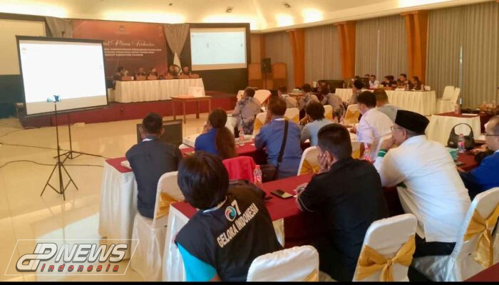 KPU Cianjur Gelar Pleno, Wakil Ketua DPD Golkar Cianjur Sampaikan Apresiasi Atas Kinerja Penyelenggara