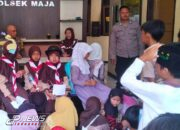 Polsek Maja Terima Kunjungan Siswa MI PUI dalam Program Polsanak