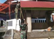 Satgas TMMD Ke 119 Kodim 0617 Majalengka Lanjutkan Pembangunan Pos Kamling