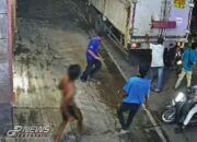Naas Seorang Pengendara Motor Luka Parah, Menabrak Truk Yang Sedang Parkir