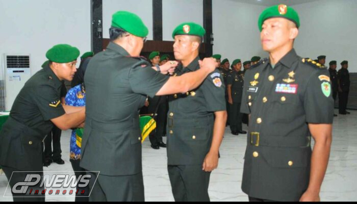 Serah Terima Jabatan Pejabat Komandan Korem 063 Gunung Jati