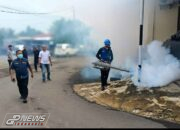 Polres Majalengka Lakukan Fogging Untuk cegah Penyebaran DBD