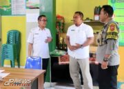 Bhabinkamtibmas Desa Maja Selatan Monitoring Jalanya UNBK Di SMKN 1 Maja