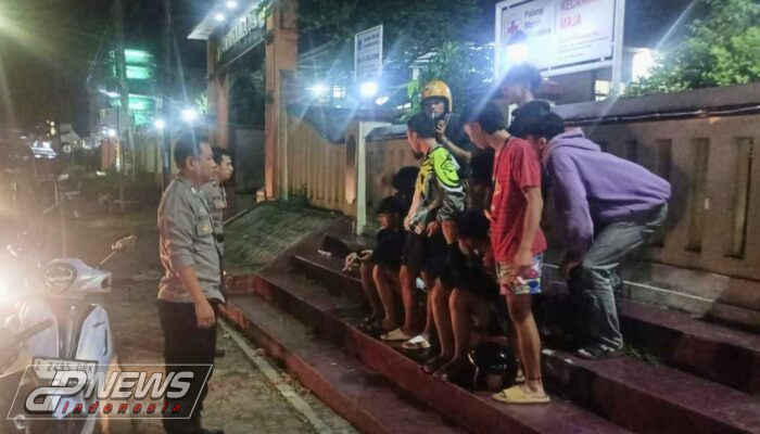 Cegah Perang Sarung, Kanit Reskrim Polsek Maja Cek Kumpul-Kumpul Remaja