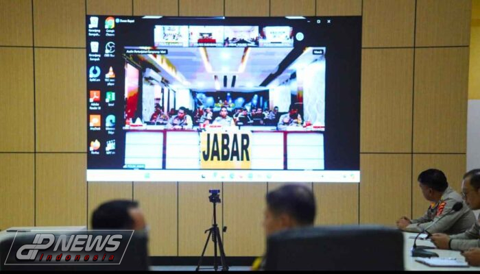 Secara Virtual, Polres Purwakarta Ikuti Lat Pra Ops Ketupat Lodaya 2024 Bersama Polda Jabar