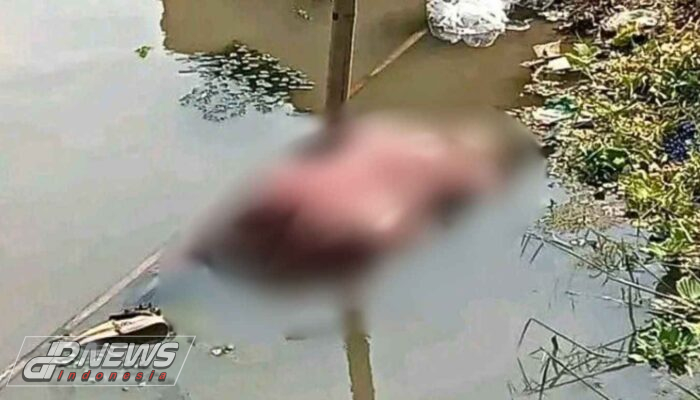 Mayat Berjenis Kelamin Perempuan Terapung di Saluran Irigasi Depan Desa Kemiri