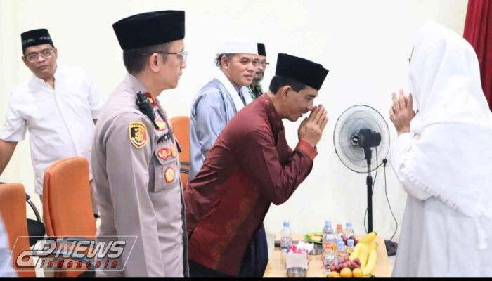 Sinergitas Ulama Dan Umaro, Kompol Ricky Ardipratama Hadiri Halal Bihalal PCNU Kabupaten Purwakarta