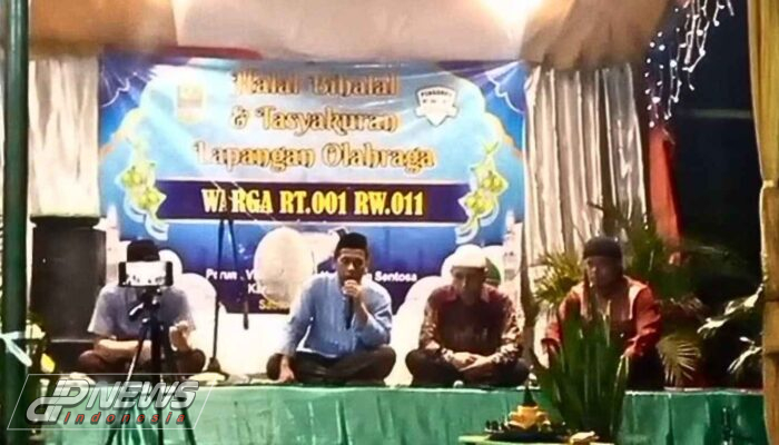 Halal Bihalal dan Tasyakuran Lapangan Olahraga Perumahan Villa Kencana Cikarang