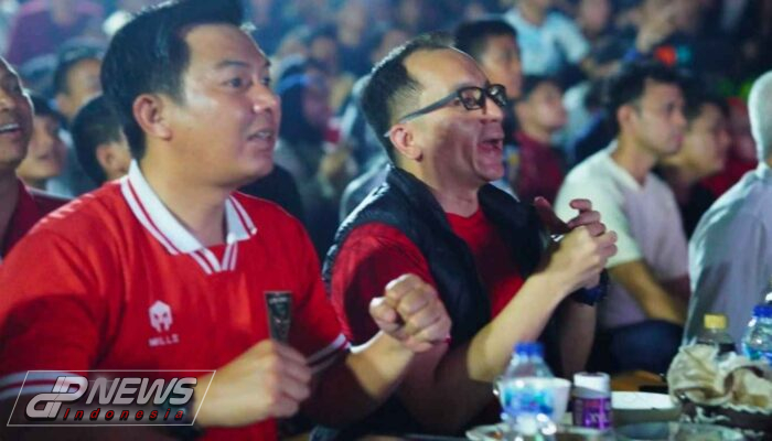 Dukung Garuda Muda Indonesia, Polres Purwakarta Gelar Nobar Hingga Di Tiap Polsek