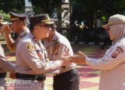Jelang Pensiun, Dua Personel Dan Seorang ASN Polres Purwakarta Dapat Kenaikan Pangkat