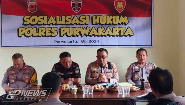 Polres Purwakarta Gelar Penyuluhan Hukum Ke Polsek Jajaran