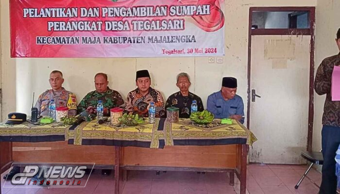 Pelantikan dan Pengambilan Sumpah Perangkat Desa Tegalsari Kecamatan Maja