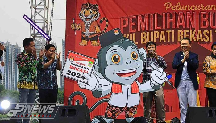 PJ Bupati Bekasi Hadiri Acara Peluncuran Pemilihan Bupati Dan Wakil Bupati Bekasi 2024