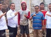 Baznas Kabupaten Bekasi Bangun Rumah Warga di Desa Hegarmanah