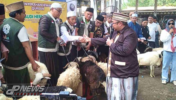President RBH Serahkan Hewan Kurban Domba dan Sapi ke Jaringan RBH