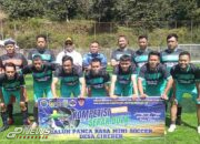 Menyambut Hari Jadi Purwakarta Karang Taruna Desa Cibeber Maju Jaya Selenggarakan Kompetisi Bola Mini Soccer