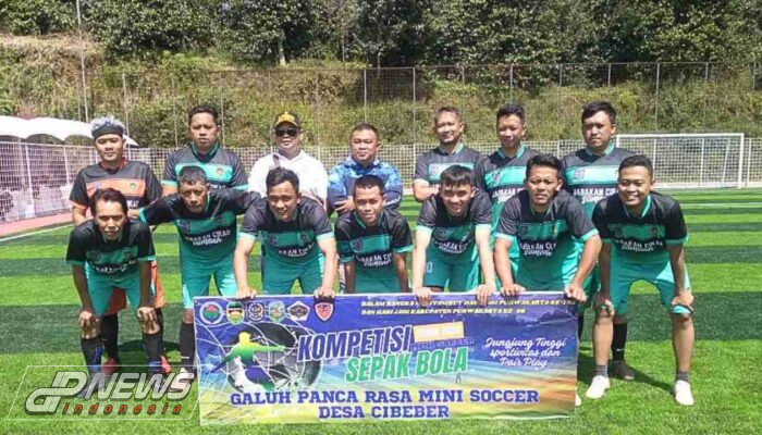 Menyambut Hari Jadi Purwakarta Karang Taruna Desa Cibeber Maju Jaya Selenggarakan Kompetisi Bola Mini Soccer