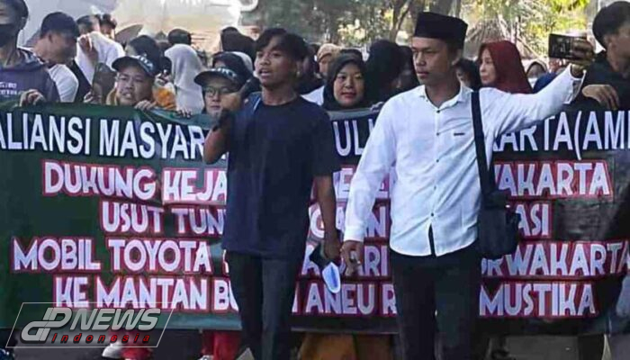AMPP Aliansi Masyarakat Peduli Purwakarta Melakukan Unjuk Rasa Ke Kejari dalam Hal Gratifikasi (ASN)