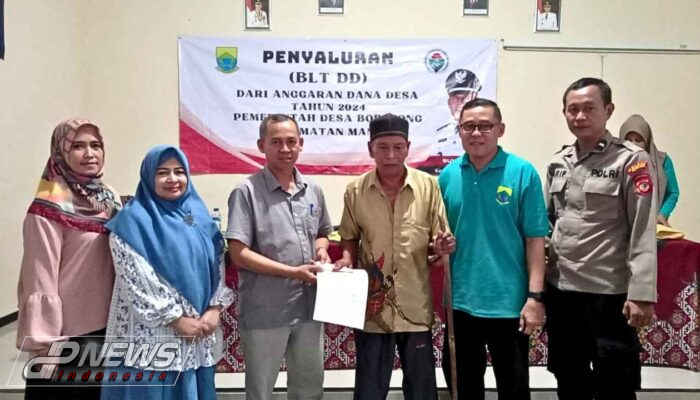 60 KPM Warga Desa Bobojong Terima Bantuan Langsung Tunai Dana Desa